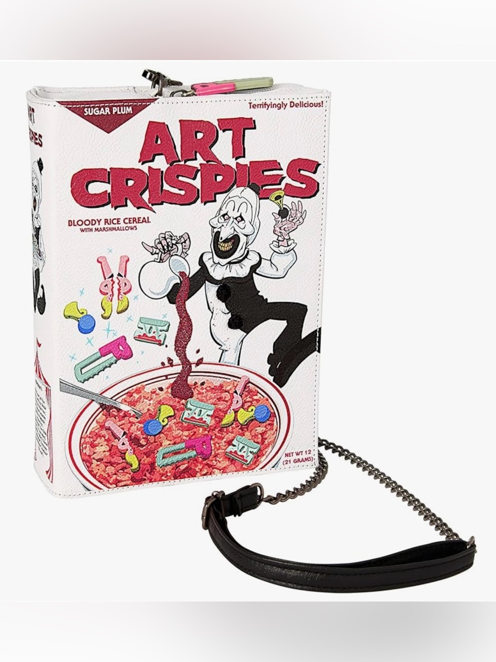 Art the Clown Crispies Crossbody Bag Spirit Halloween - Terrifier Art Crispies
